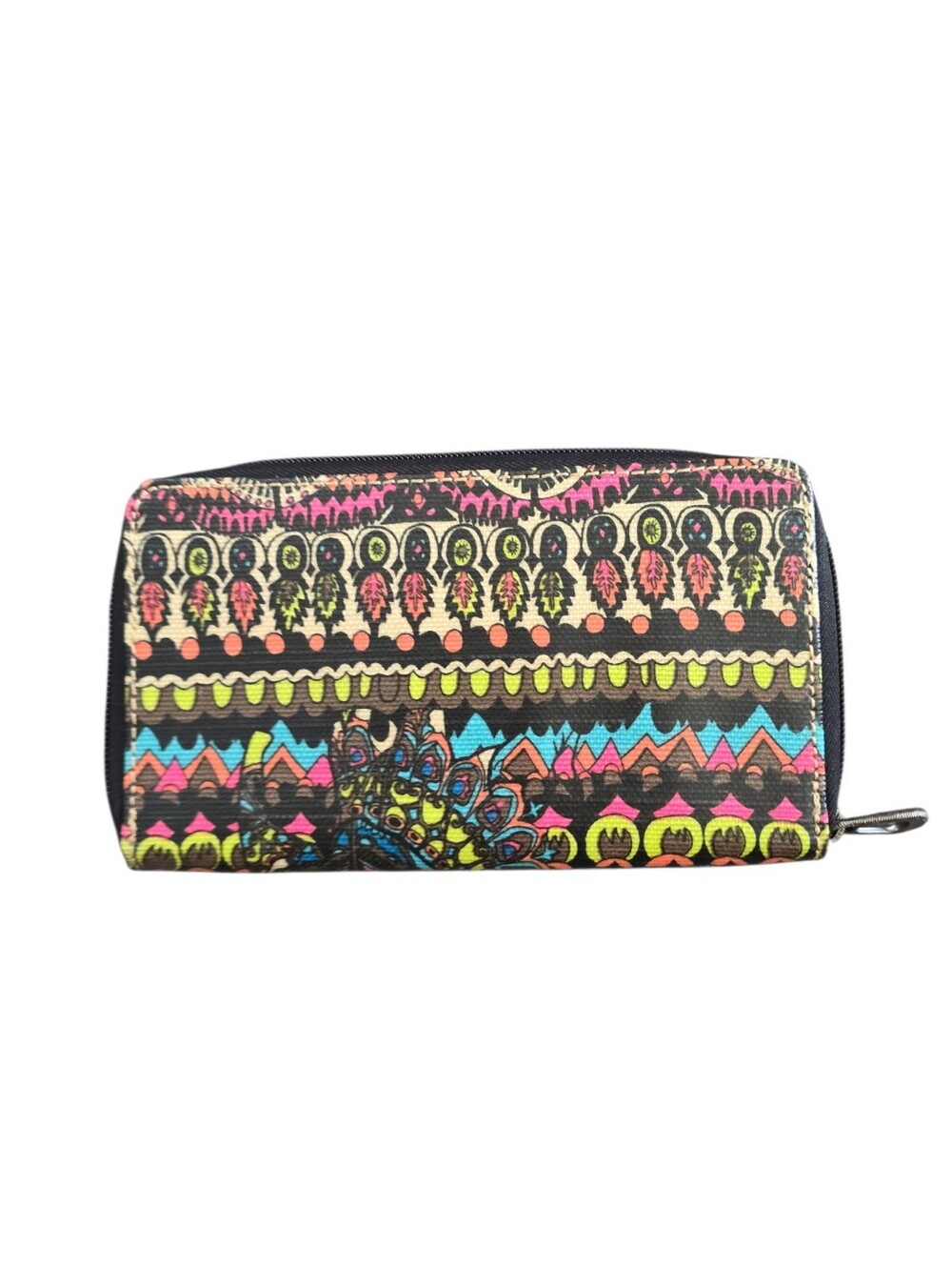 Sakroots Artist Circle Zip Around Wallet Boho Tribal Print NWOT - Picture 3 of 5